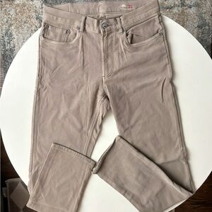 Faherty Stretch Terry 5-Pocket Pant Brown Men’s 31x32 Slim Fit NWOT